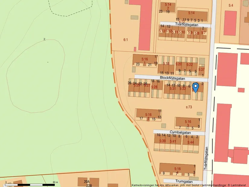 Radhus, Blockflöjtsgatan 4, Ruddalen, Göteborg