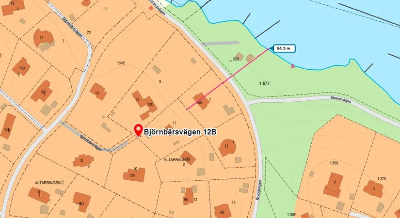 Fritidshus, Björnbärsvägen 12B, Tyresö Strand, Tyresö