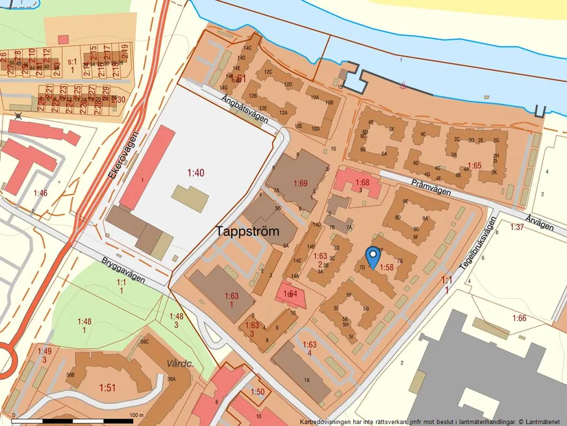 Bostadsrätt, Tegelbruksvägen 7E, Ekerö Centrum, Ekerö