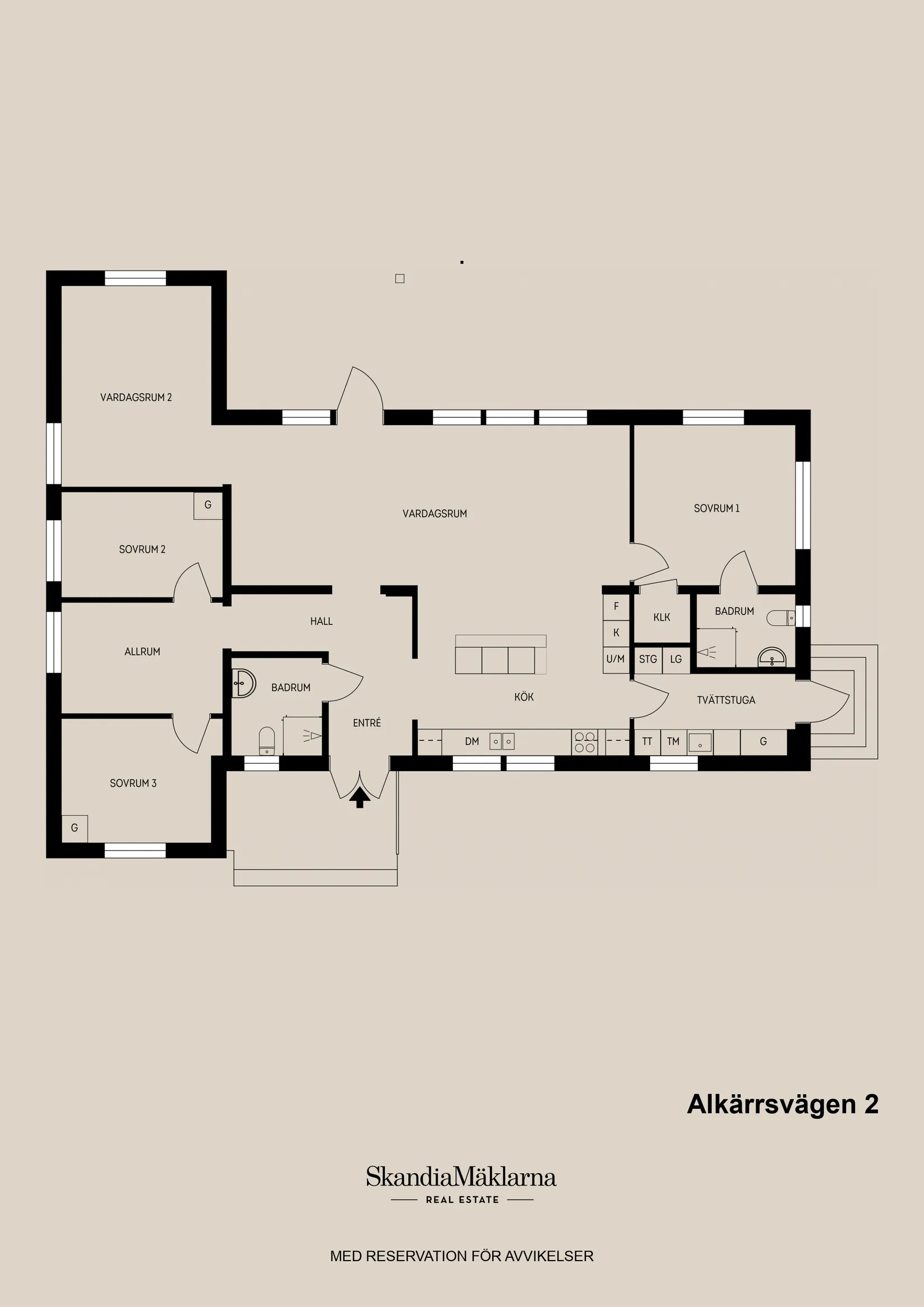Villa, Alkärrsvägen 2, Eskön, Gävle