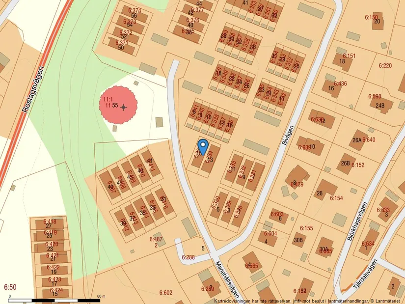 Radhus, Bivägen 15, Björkhaga, Österåker