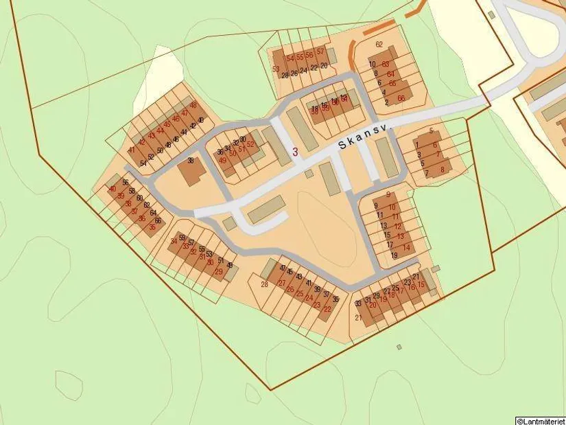 Radhus, Skansvägen 43, Sandhamn, Nynäshamn