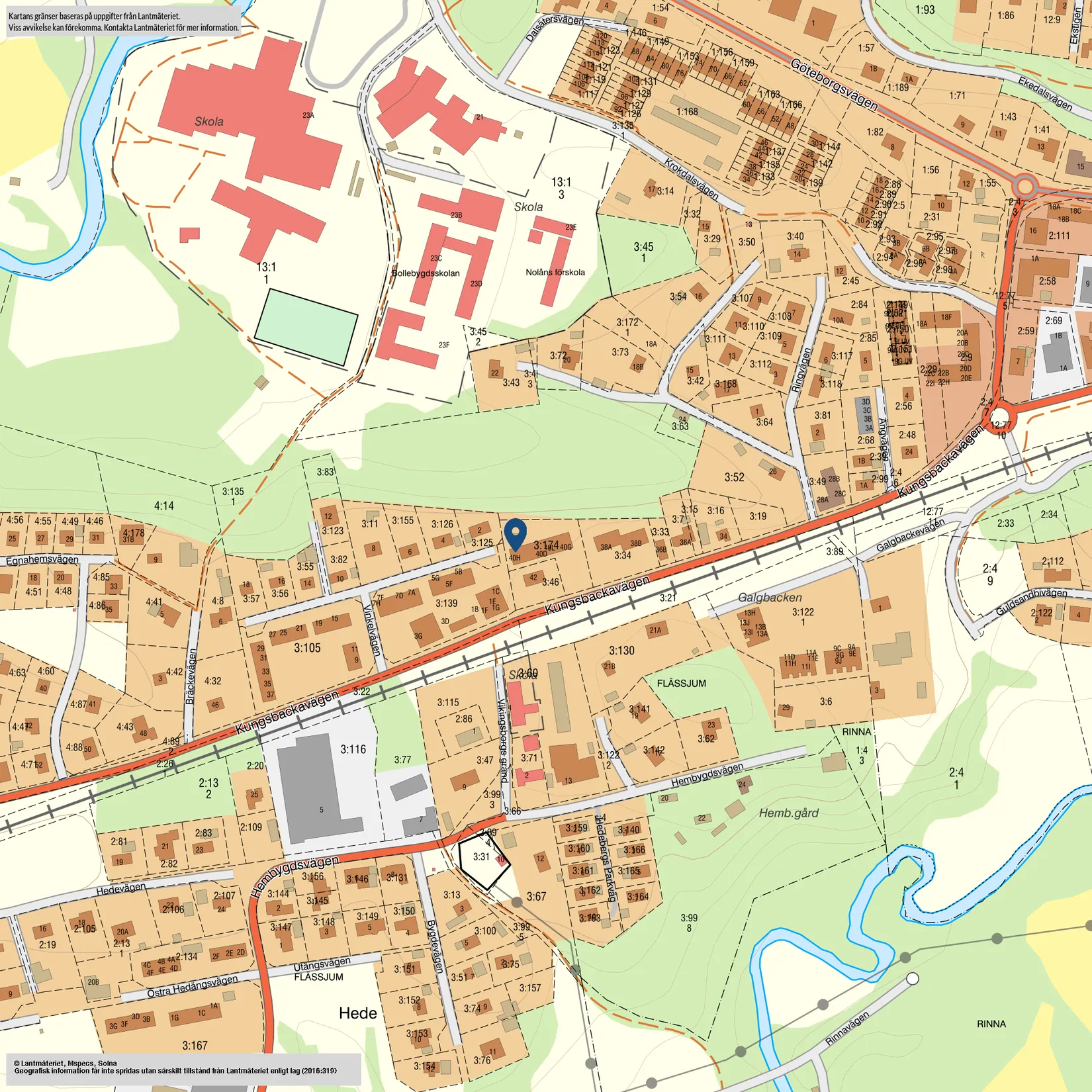 Bostadsrätt, Kungsbackavägen 40H, Bollebygd centrum, Bollebygd