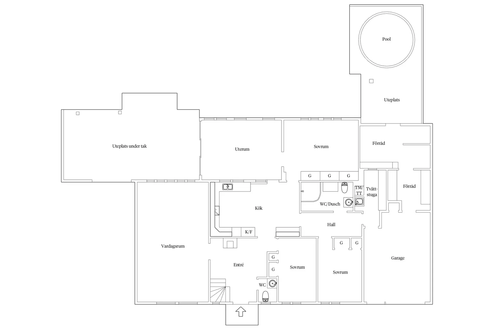 Villa, Flybjärsvägen 54, Påarp, Helsingborg