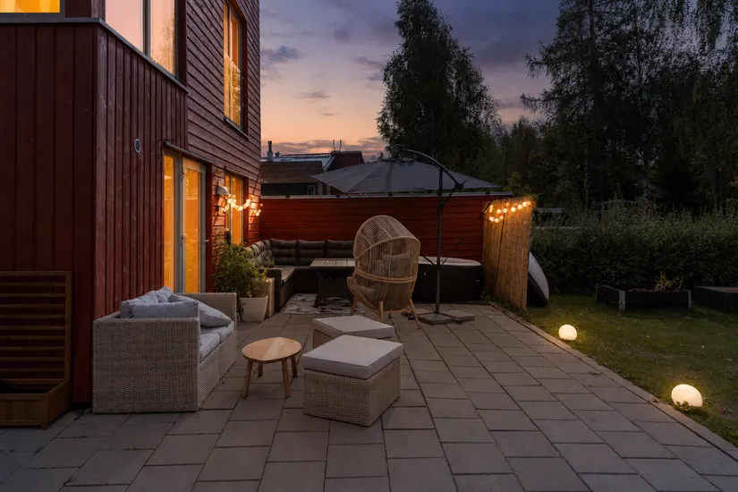 Radhus, Skogsbetesvägen 18, Gäddeholm, Västerås