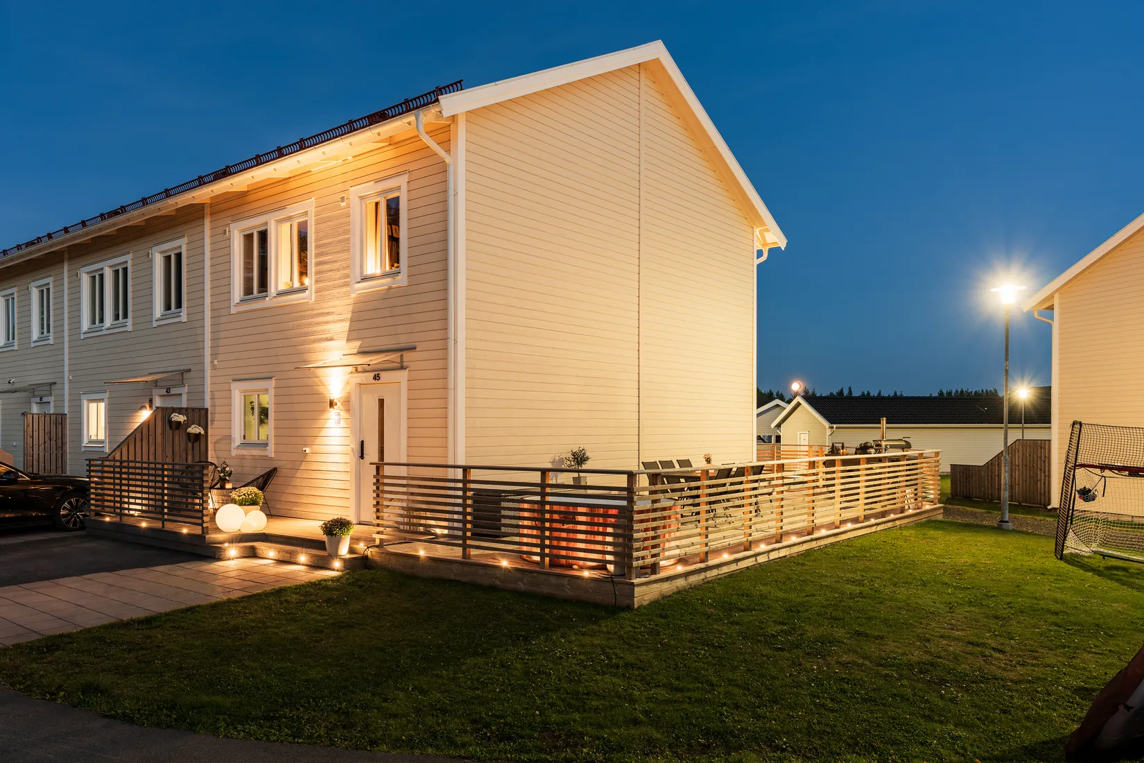 Radhus, Gulsparvvägen 45, Brittsbo, Östersund