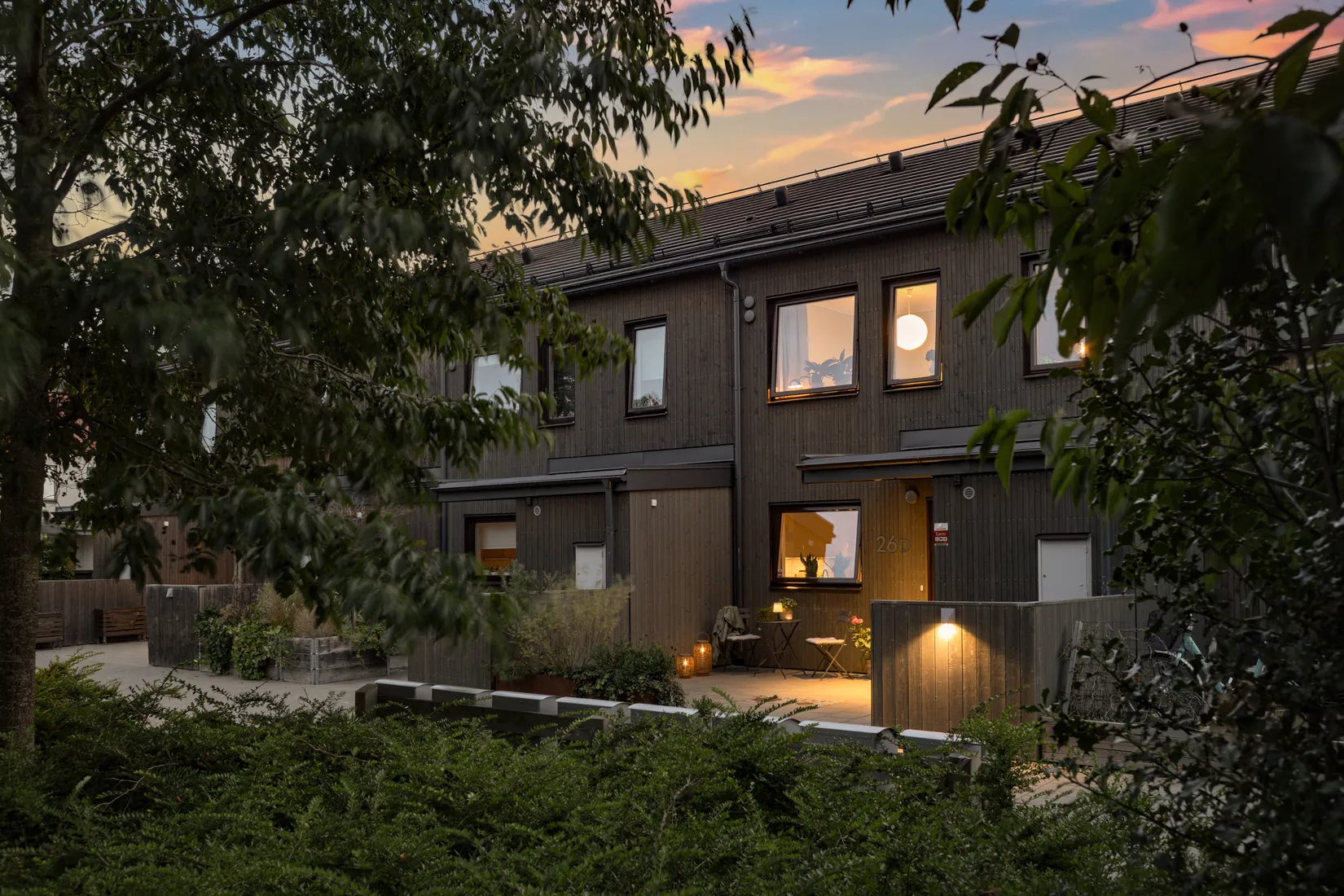 Radhus, Räfsgatan 26D, Kalkbrottet, Malmö