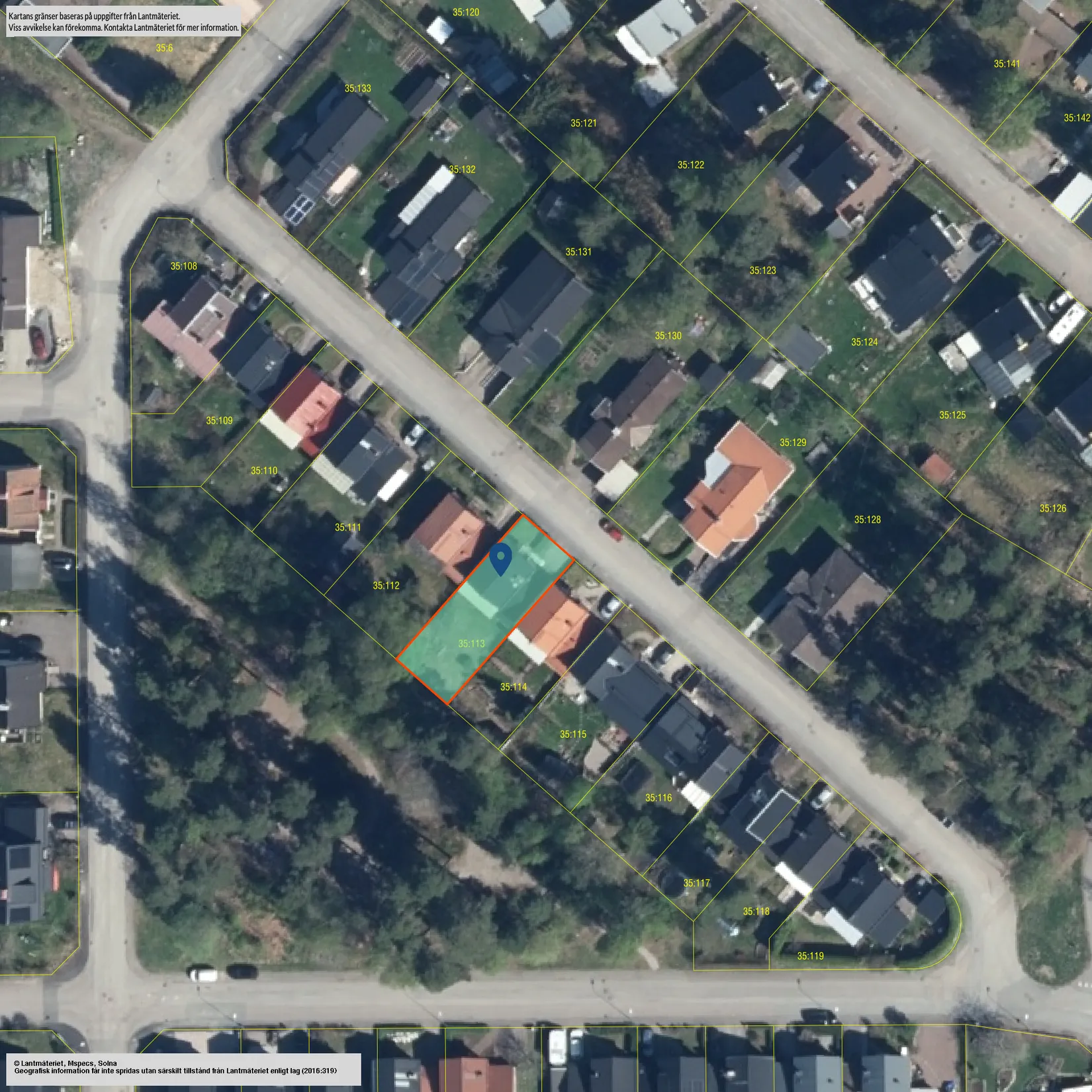 Radhus, Slalomvägen 31, Falun