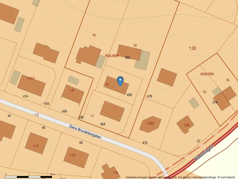 Villa, Östra Brovaktaregatan 45B, Mölndal - Sjövalla, Mölndal