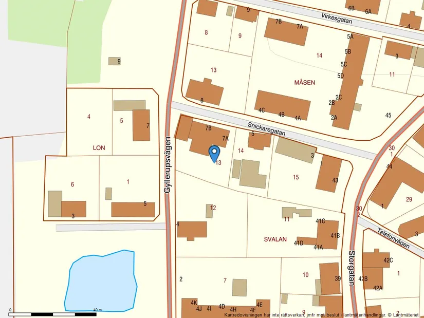 Villa, Snickaregatan 7A och Snickaregatan 7B, Löderup, Ystad
