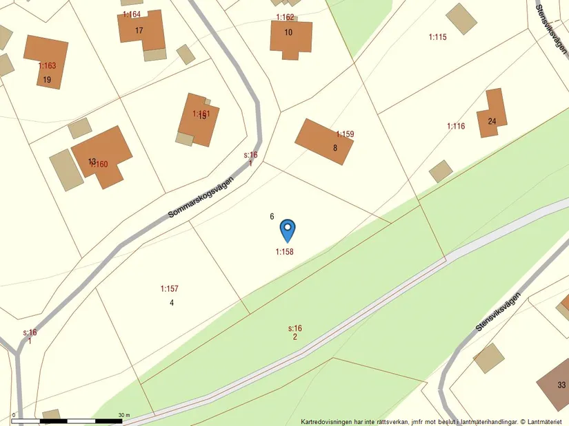Tomt, Sommarskogsvägen 6, Strömstad