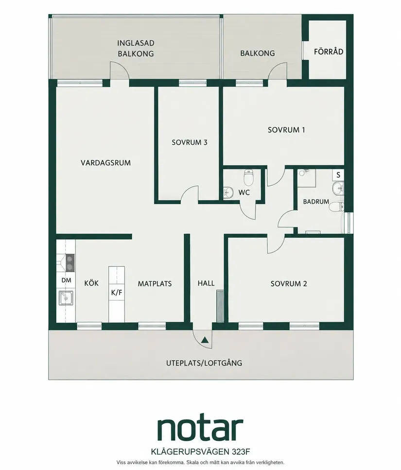 Bostadsrätt, Klågerupsvägen 323F, Virentofta, Malmö