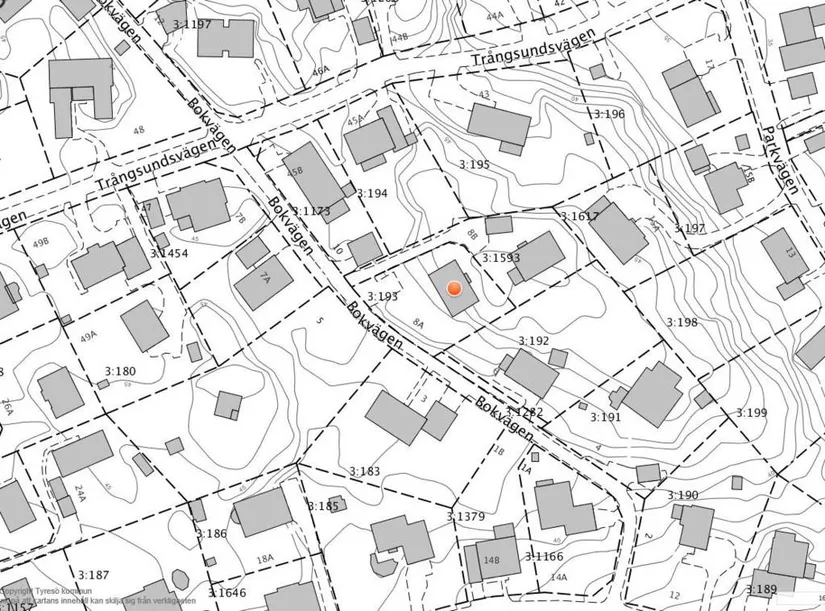 Villa, Bokvägen 8A, Fornudden-Persudde, Tyresö
