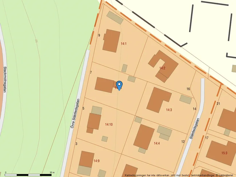 Villa, Övre Släktledsgatan 7, Göteborg