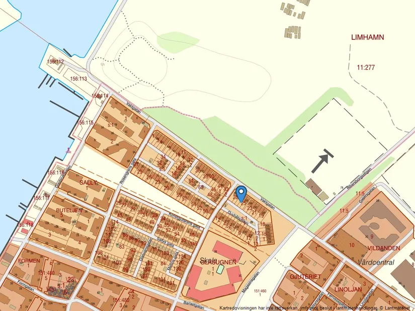 Radhus, Duvbåtsgatan 16C, Limhamns Sjöstad, Malmö