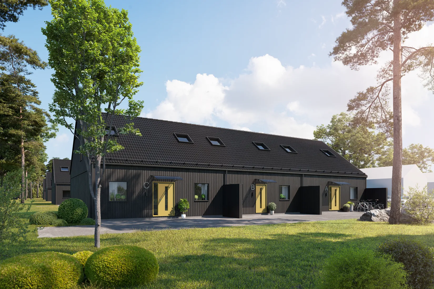 Radhus, Fönsterlavsvägen 11B, Järvstagläntan, Gävle