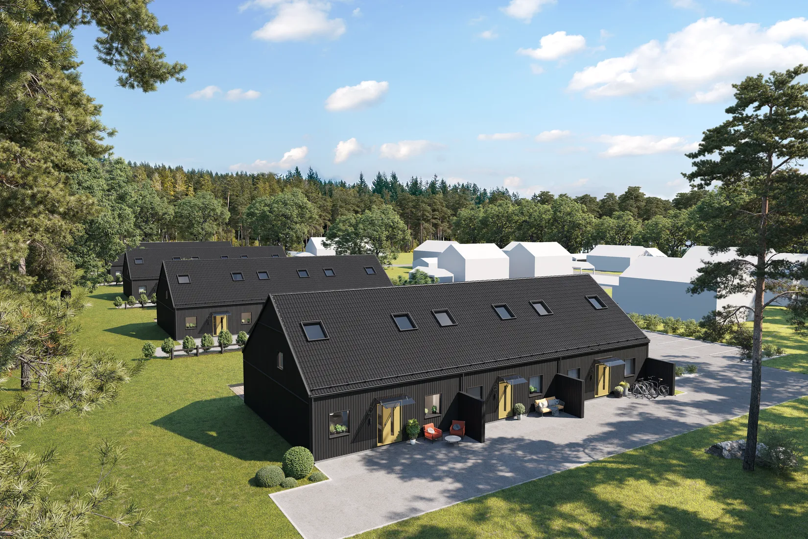 Radhus, Fönsterlavsvägen 11B, Järvstagläntan, Gävle