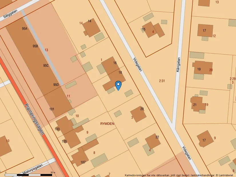 Radhus, Videgatan 18, Miatorp, Helsingborg