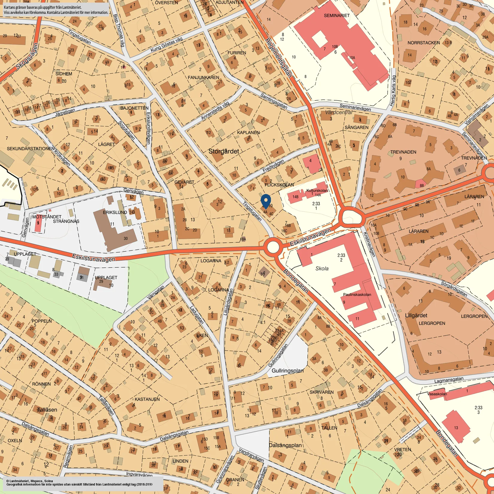 Bostadsrätt, Tingstugatan 4A, Centralt, Strängnäs