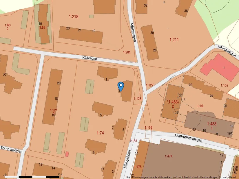 Bostadsrätt, Källvägen 3, Centrum, Vallentuna