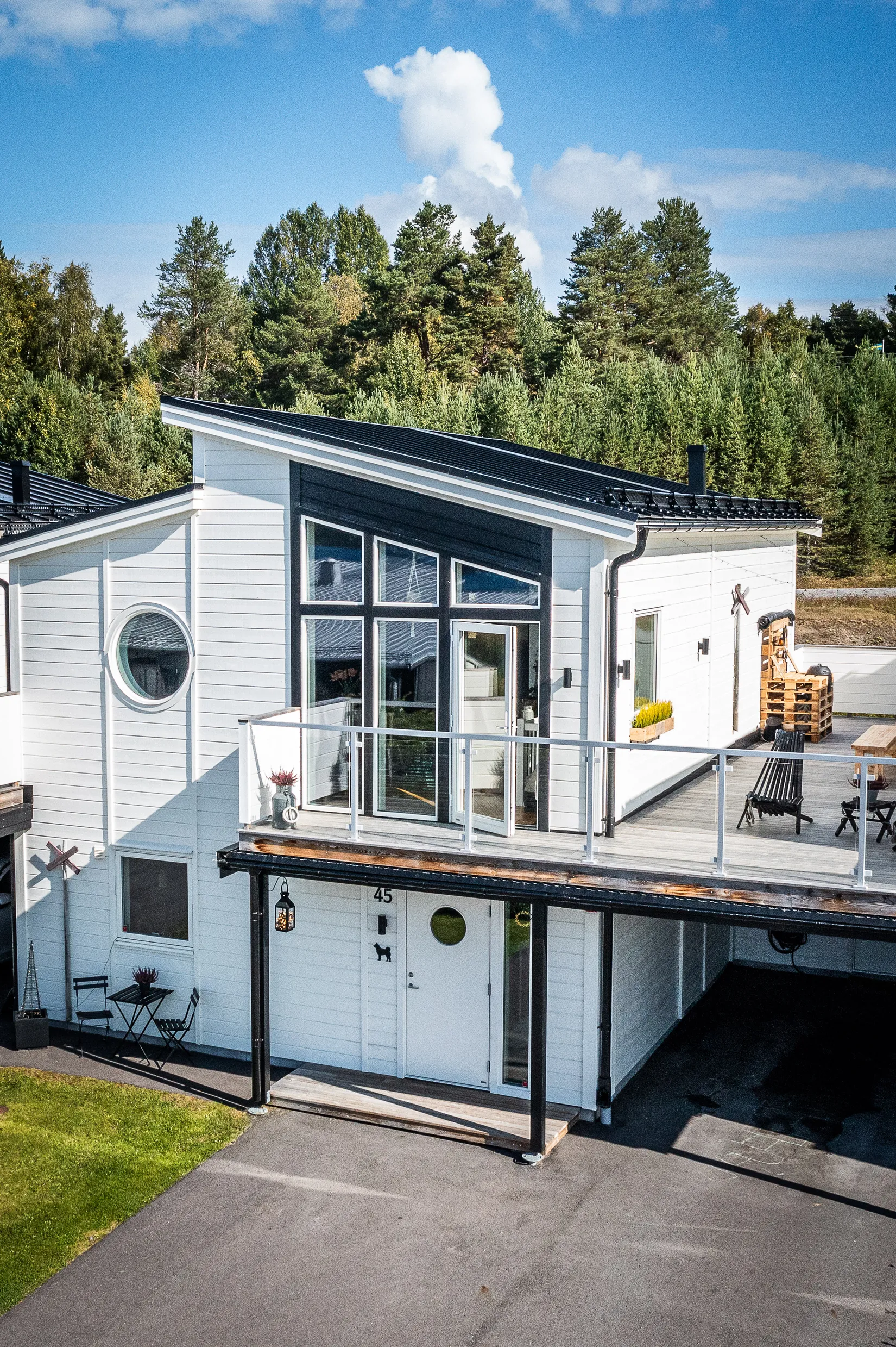 Radhus, Sandnäsvägen 45, Dvärsätt, Krokom