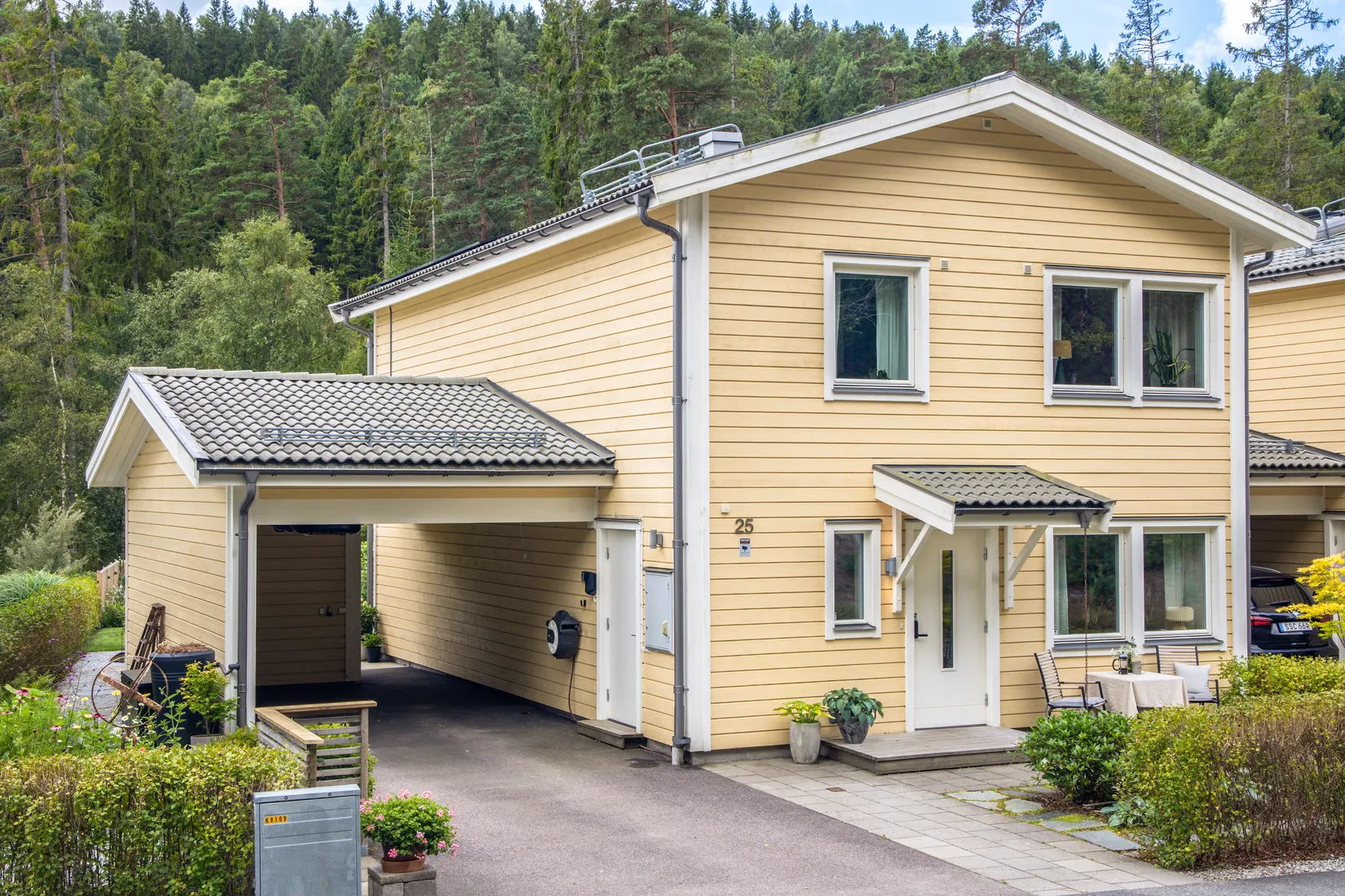 Radhus, Bråta Kärrvägen 25, Lerum-Lilla Bråta, Lerum