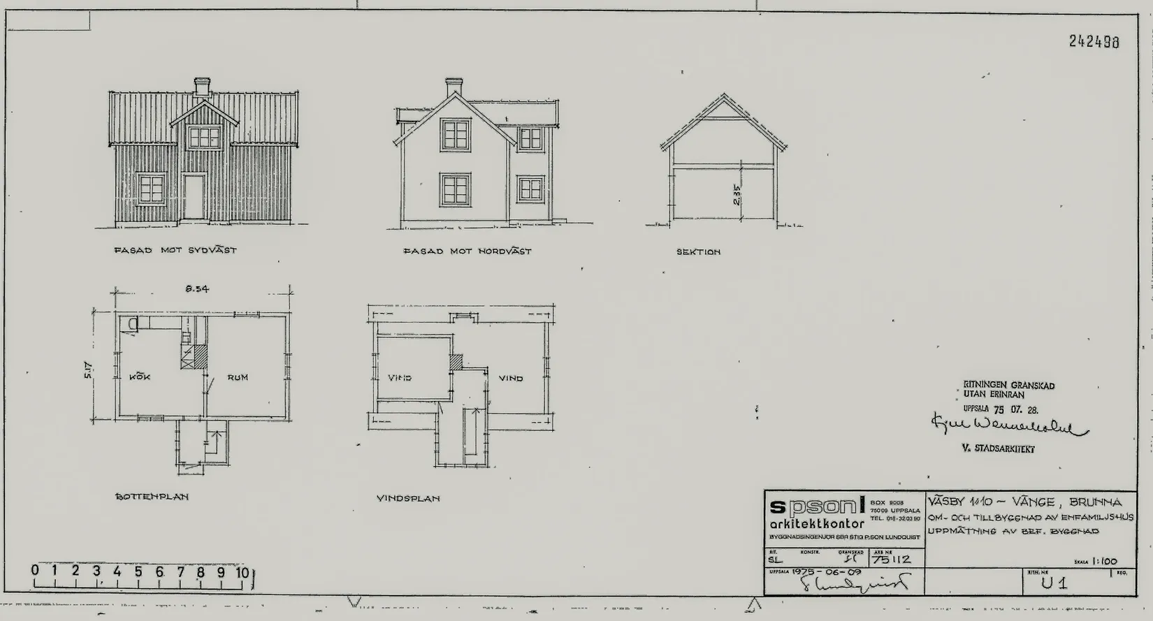 Villa, Vänge-Väsby 28, Vänge, Uppsala