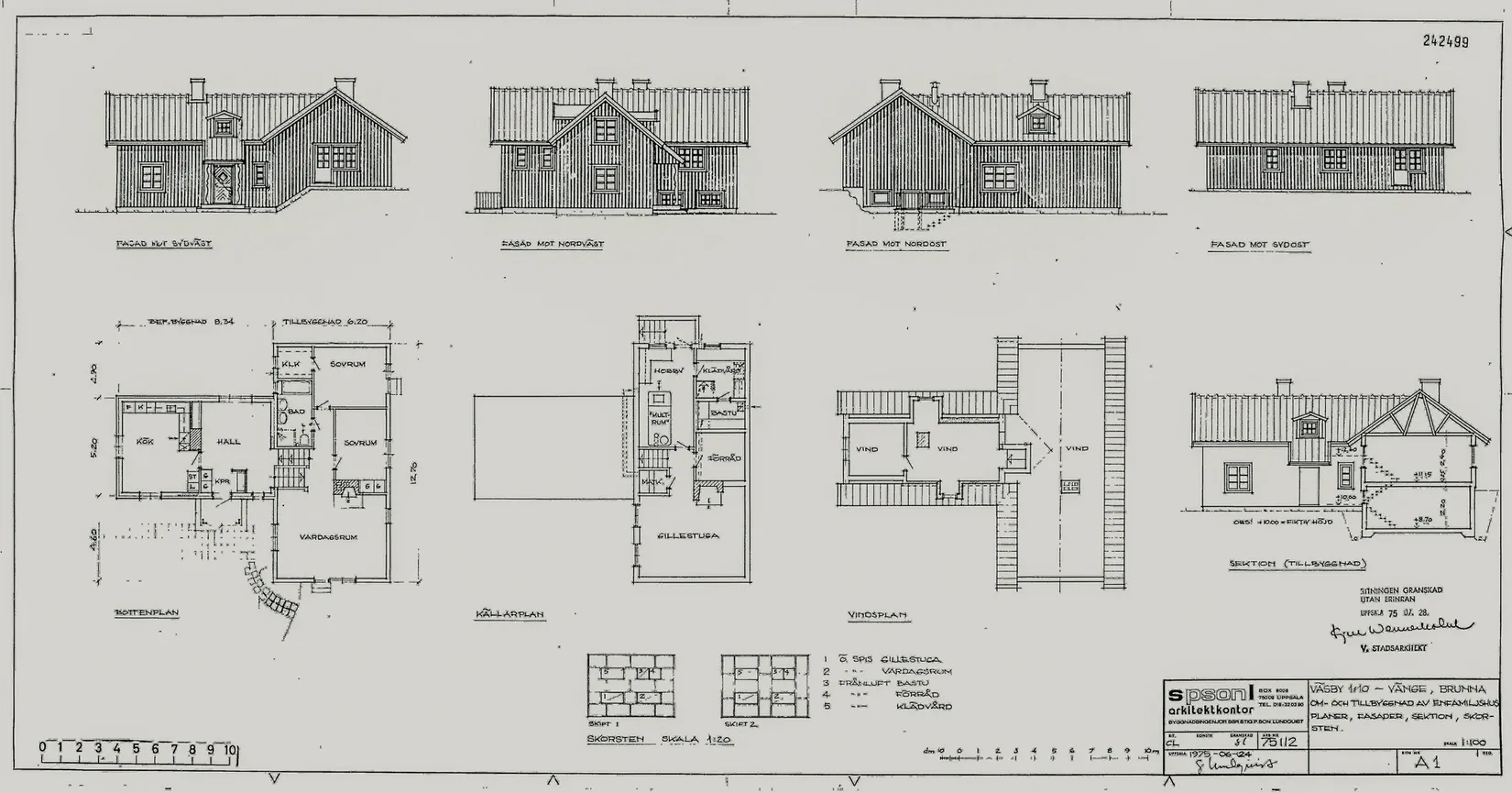 Villa, Vänge-Väsby 28, Vänge, Uppsala