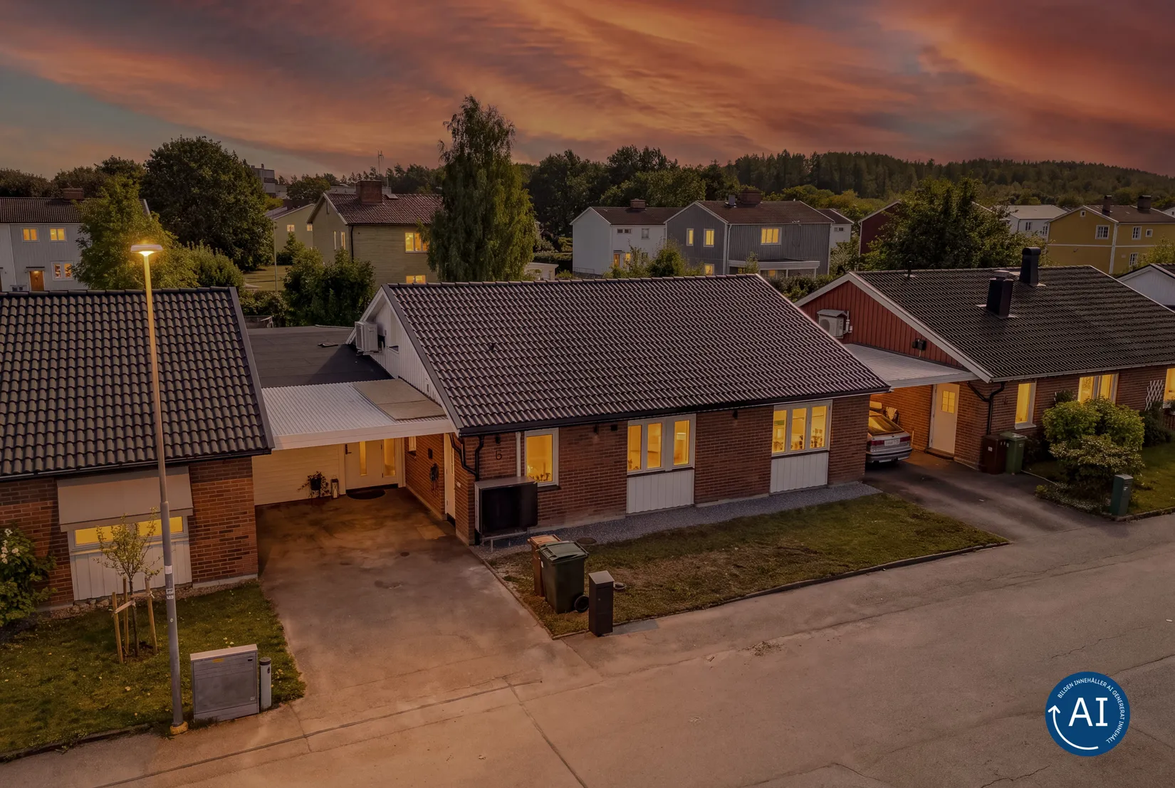 Radhus, Smörblomsgatan 5, Munksundet, Enköping