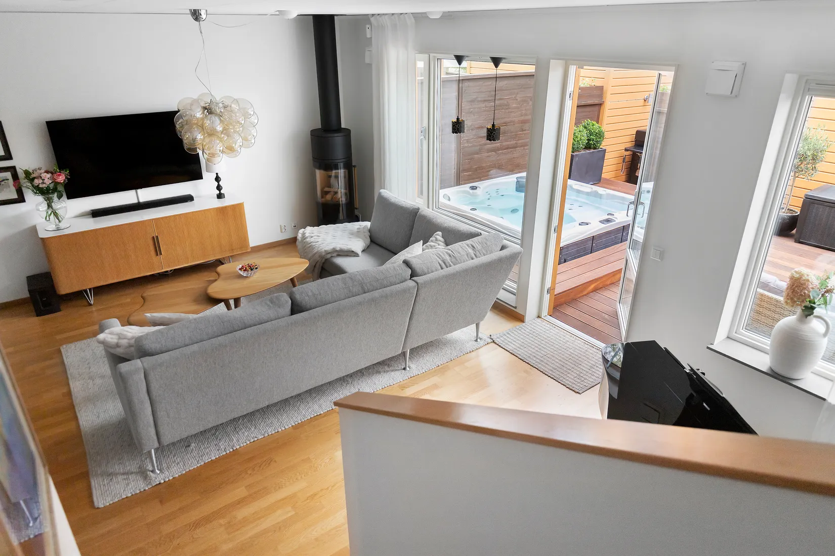 Radhus, Bärnstensvägen 47, Kolla Parkstad, Kungsbacka