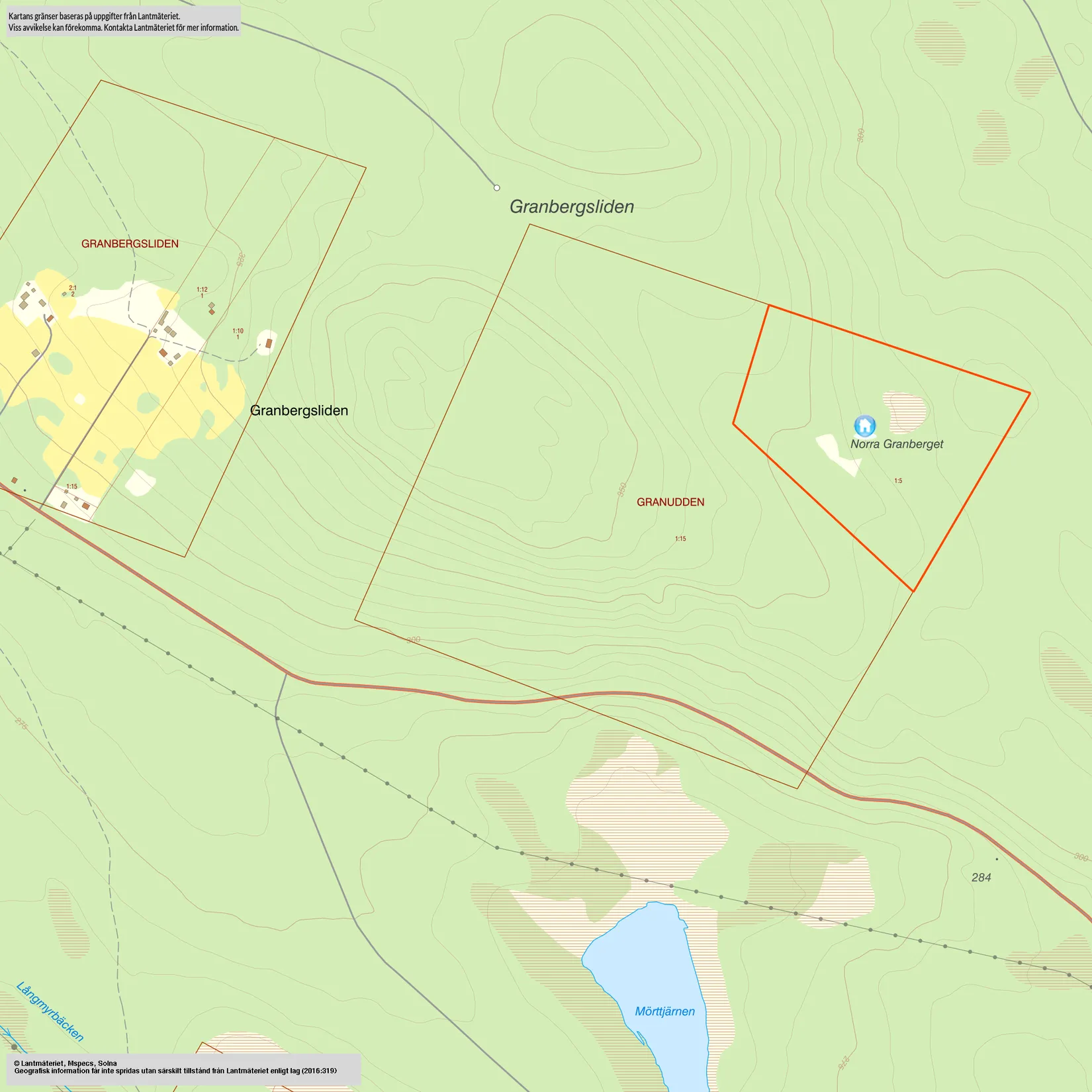 Gård/Skog, Skogsfastighet i Granbergsliden (Granudden 1:5), Granbergsliden, Norsjö