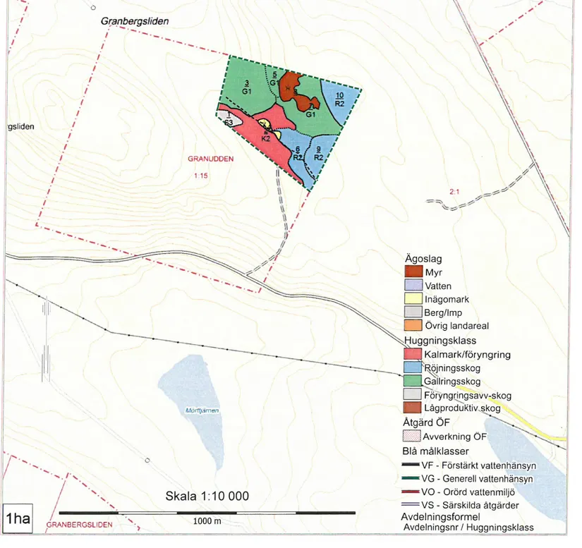 Gård/Skog, Skogsfastighet i Granbergsliden (Granudden 1:5), Granbergsliden, Norsjö