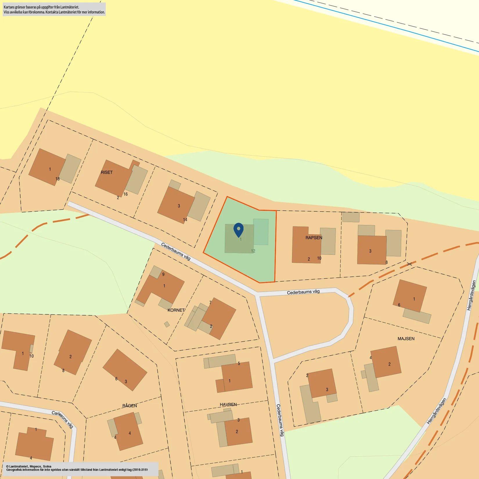 Villa, Cederbaums väg 12, Tratten, Oskarshamn