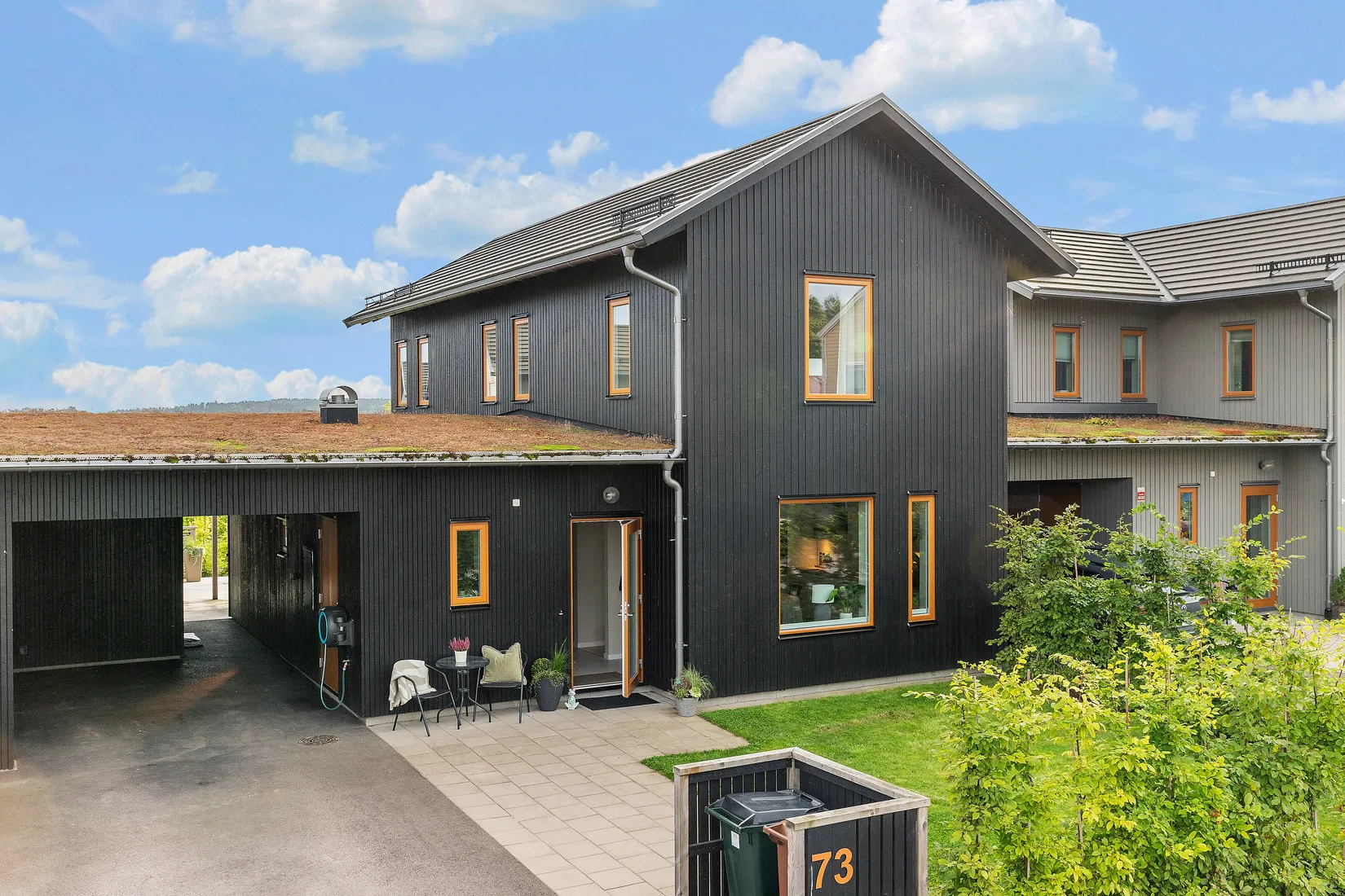 Radhus, Astrakanvägen 73, Fjärås centrum, Kungsbacka