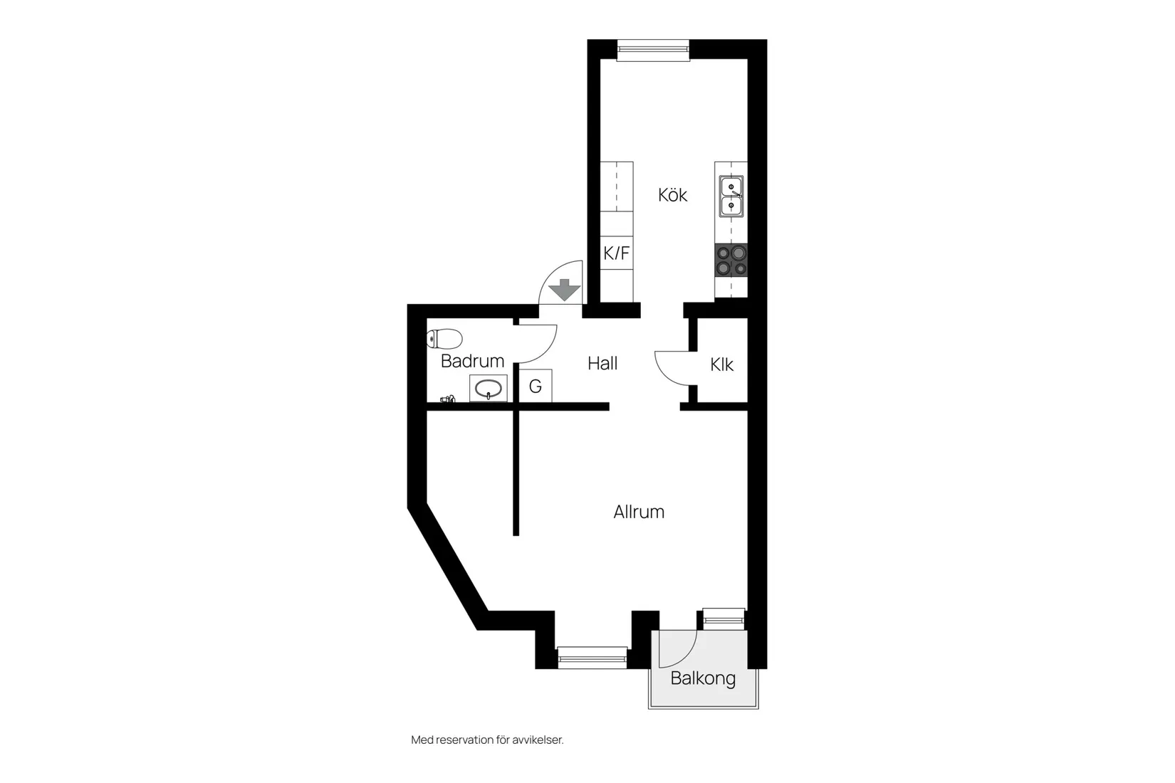 Bostadsrätt, Ugglevägen 14F, Orrängen, Oskarshamn