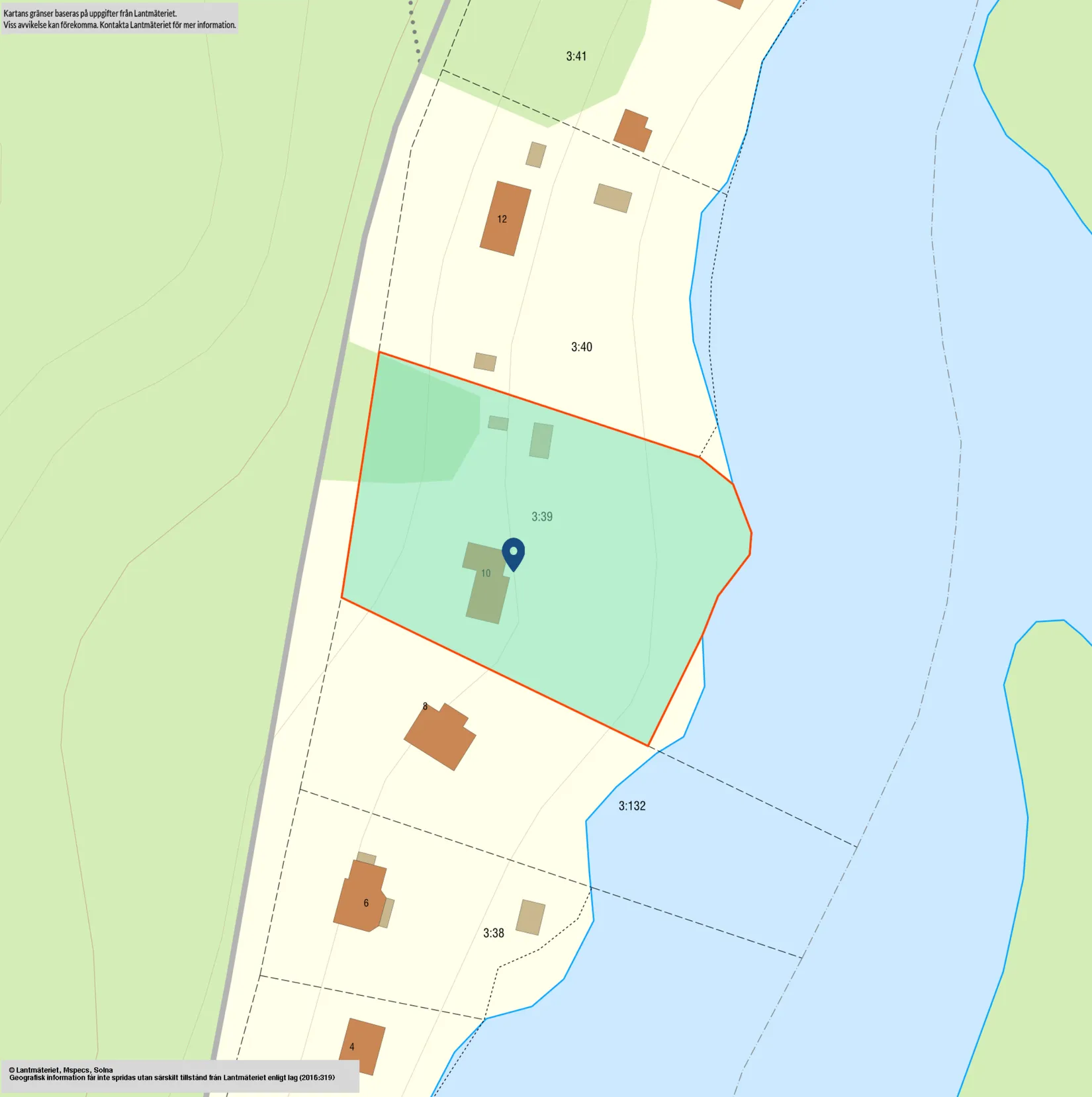 Villa, Gamla landsvägen 10, Broholm, Mullsjö