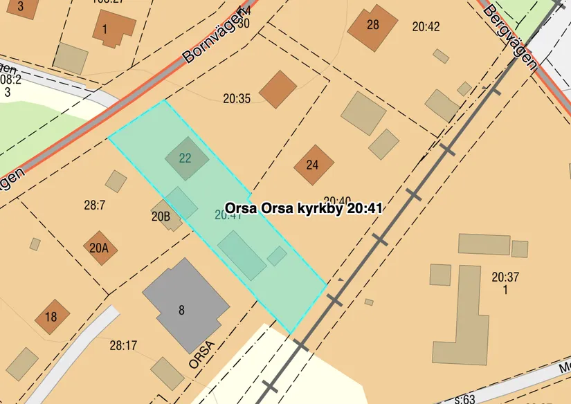 Villa, Bornvägen 22, Born, Orsa