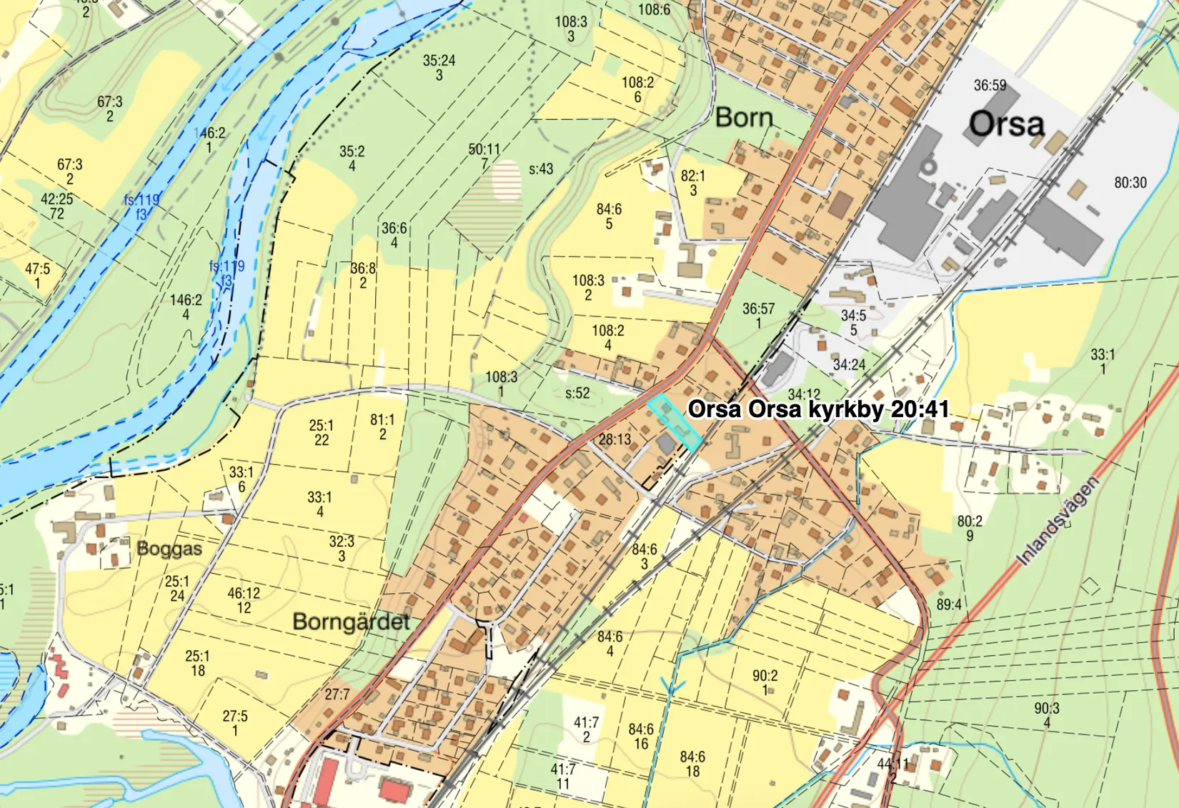 Villa, Bornvägen 22, Born, Orsa