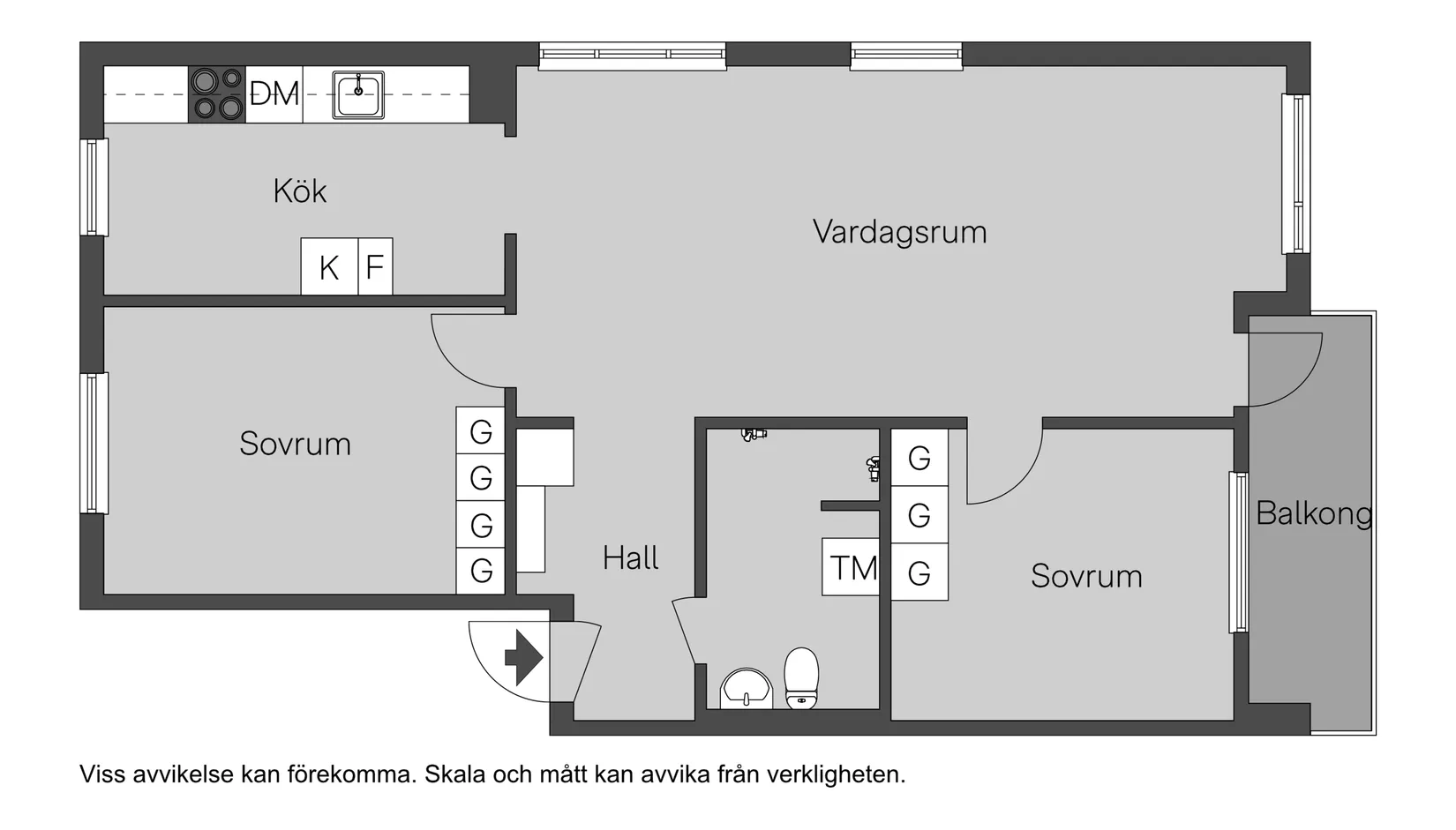 Bostadsrätt, Bergmästaregatan 16C, Centrum, Falun