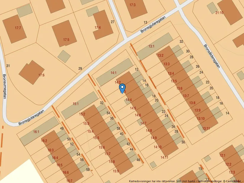 Radhus, Bronsgjutaregatan 14, Kannebäck - Näset, Göteborg