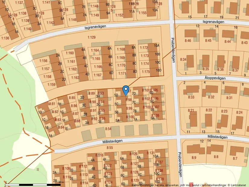 Radhus, Målstavägen 5D, Bälinge, Uppsala