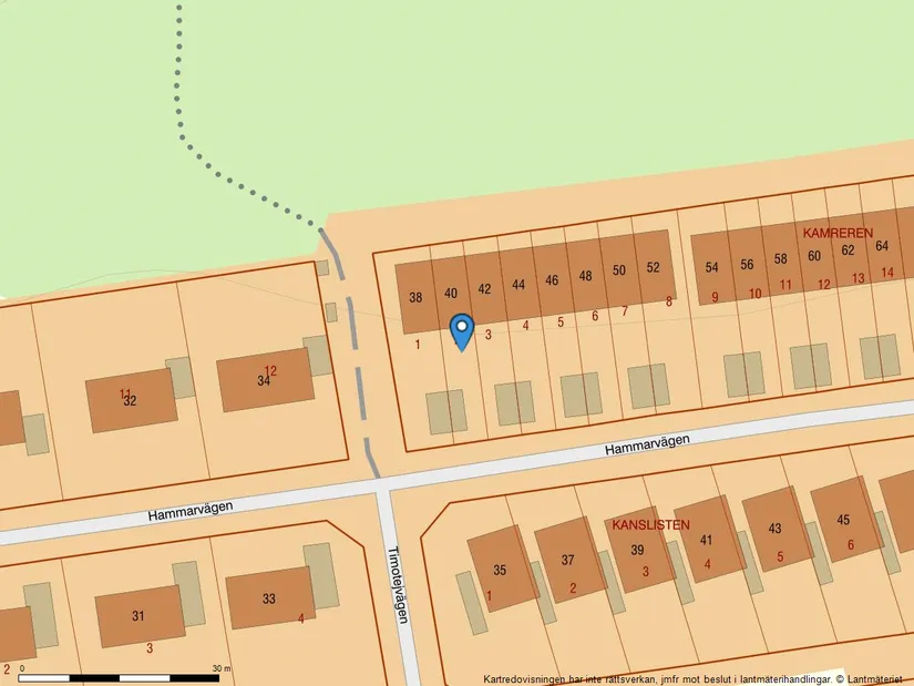 Radhus, Hammarvägen 40, Mariefred, Strängnäs