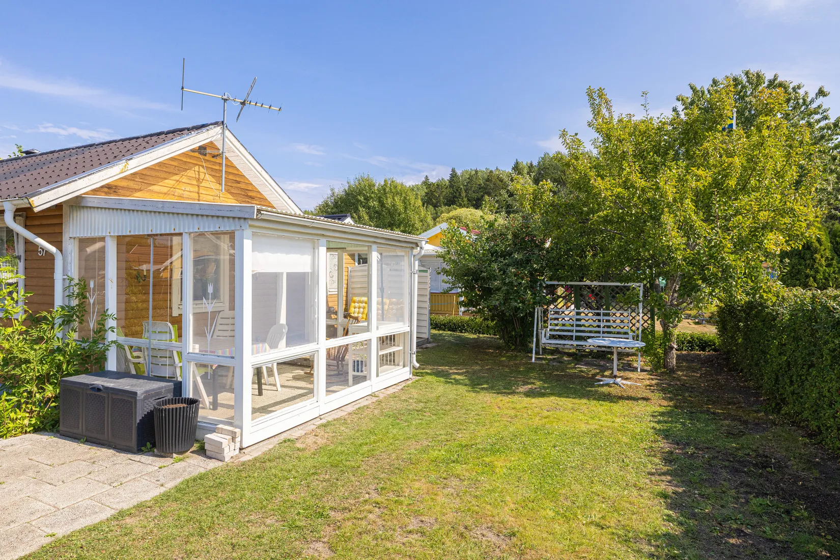 Fritidshus, Vaxmyra kolonistuga nr 57, Runby, Upplands Väsby
