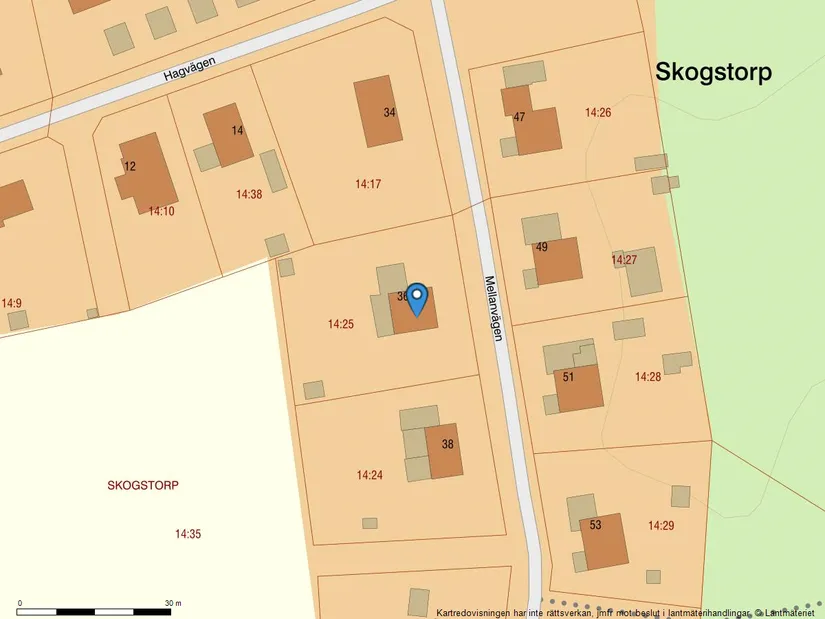 Villa, Mellanvägen 36, Skogstorp, Eskilstuna