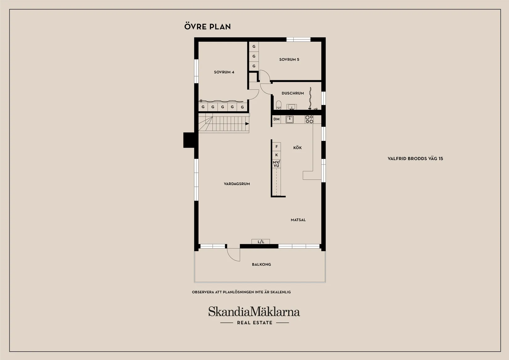 Villa, Valfrid Brodds väg 15, Stockholm