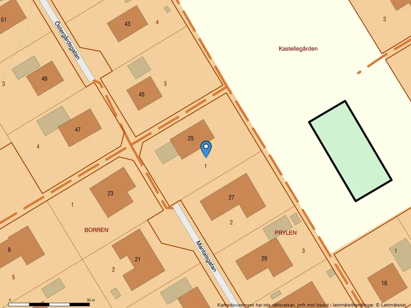Villa, Mantalsgatan 25, Ytterby, Kungälv