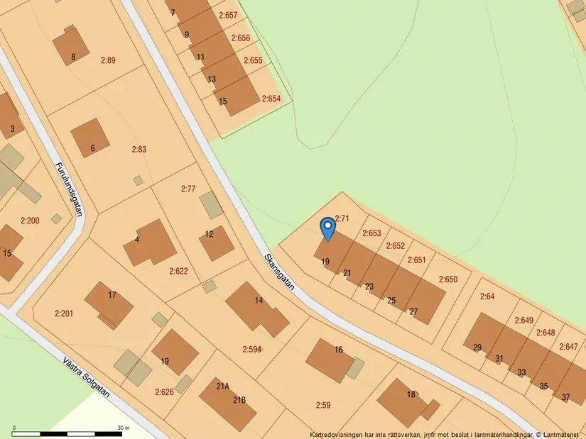 Radhus, Skansgatan 19, Bergnäset, Luleå
