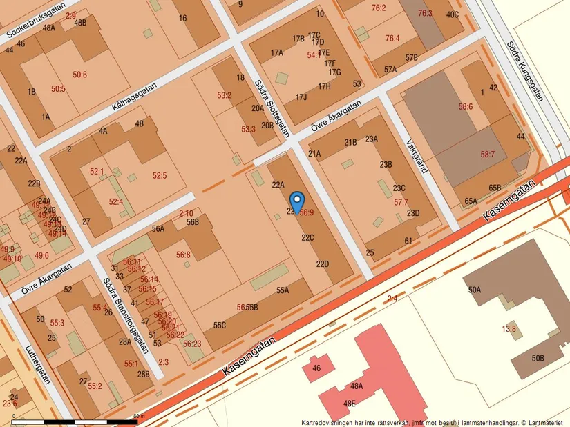 Bostadsrätt, Södra Slottsgatan 22B, Söder, Gävle