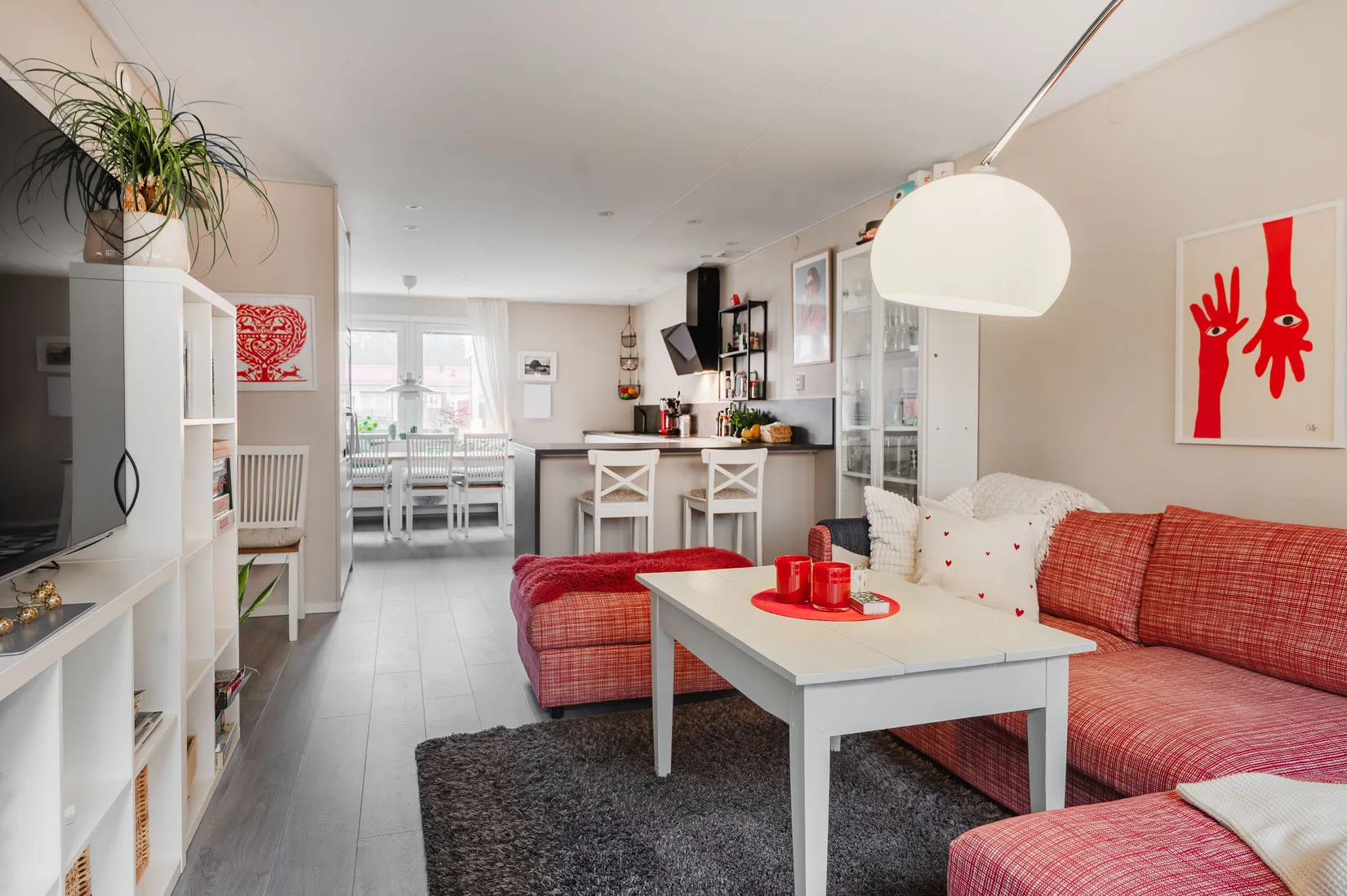 Radhus, Trumslagarvägen 18B, Södra Bomhus, Gävle