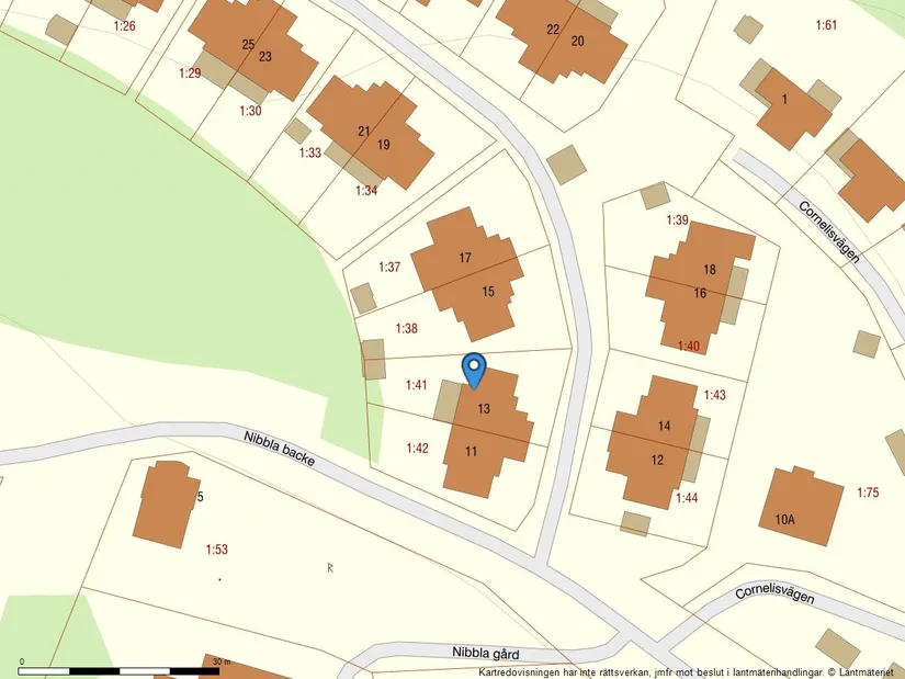 Radhus, Nibbla backe 13, Sundby, Ekerö